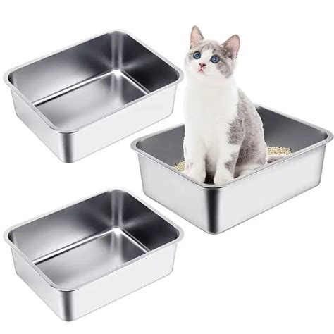 do stainless steel litter boxes rust|stainless steel litter box pros.